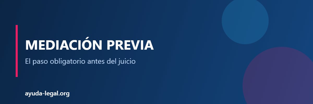 Mediación previa - Ayuda Legal Argentina